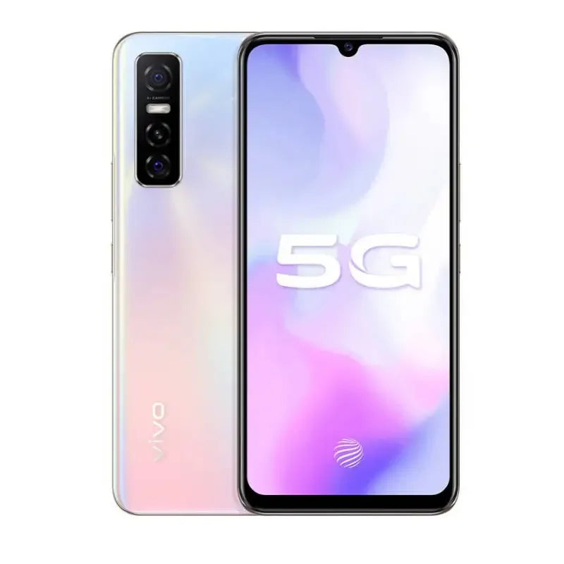 VIVO Y73S 5G 6,44in 2400x1080px Android CPU Dimensidade 720 4100mAh 48MP Câmeras usadas telefone