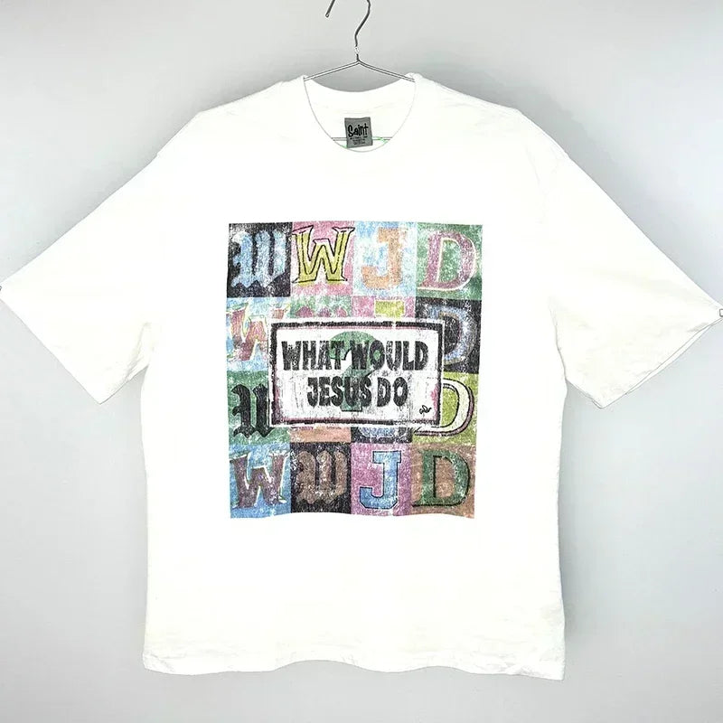 Crânio vermelho impressão de dedo buraco danificado saint tanque t das mulheres dos homens streetwear colete de grandes dimensões vintage washe preto sem mangas t camisa