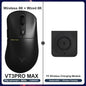 Rapoo vt3pro mouse para jogos sem fio 59g superleve 8khz taxa de pesquisa 26000 dpi paw3398 sensor óptico final longa vida útil da bateria