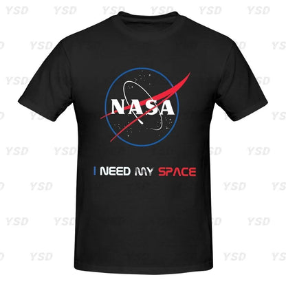 Camiseta esportiva masculina Nasa Space, aconchegante, camiseta grande