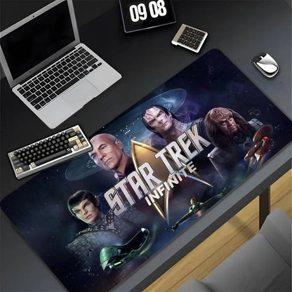 Estrela filmt-rek claro mouse pad xxl gamer gaming computador otaku borda de travamento diy personalizado foto portátil notebook tapete de mesa