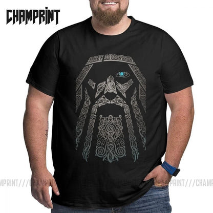 Odin Warrior Legend Gods T Shirt para homens Algodão Puro Tops Novidade Manga Curta Valhalla Mitologia Nórdica Tees Presente de Aniversário