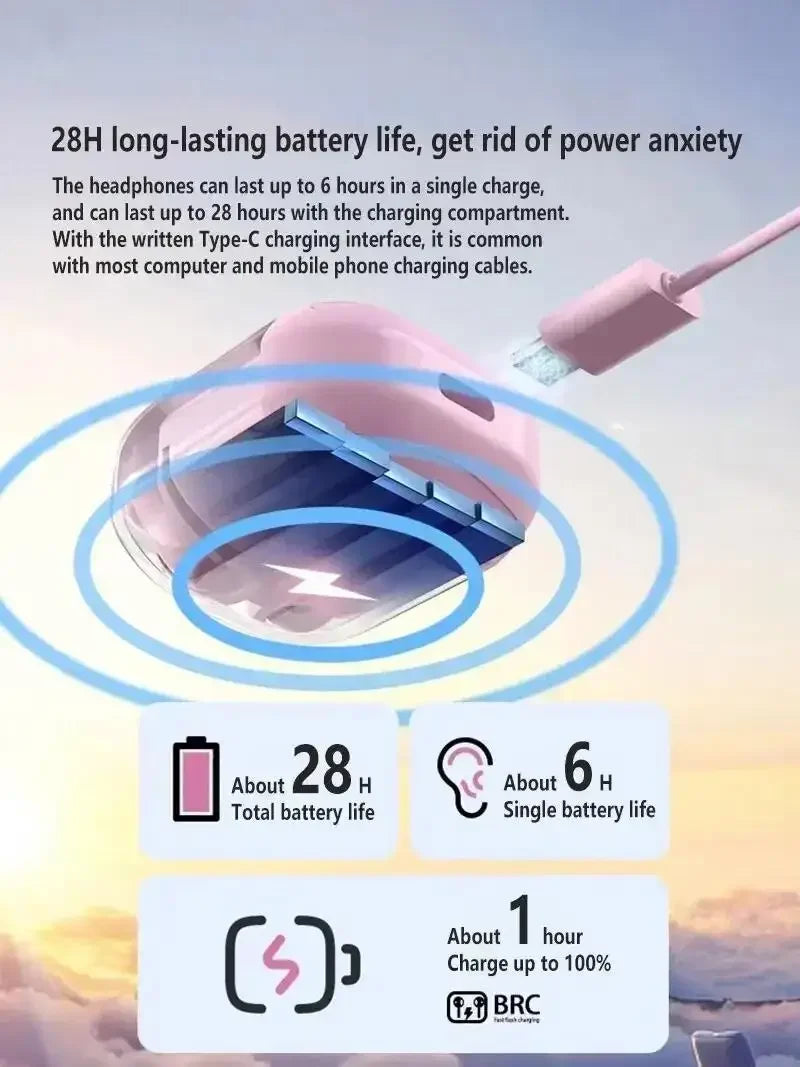 Air31 tws fones de ouvido 5.3 sem fio bluetooth com cancelamento ruído hd alta fidelidade estéreo para huawei xiaomi iphone