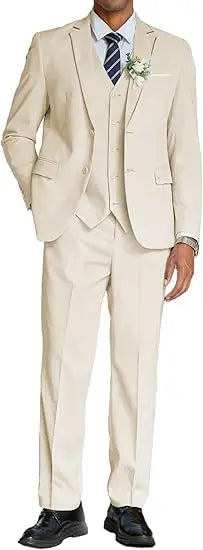 Conjunto completo de traje profissional masculino de negócios traje formal do noivo casamento padrinho traje casual terno