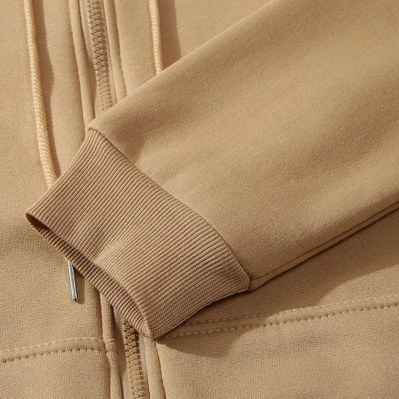 Goofy masculino impressão dos desenhos animados hoodie primavera outono feminino moletom de grandes dimensões com zíper novo casal rua moda casaco