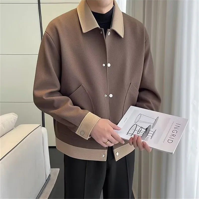 Outono roupas masculinas uniformes de beisebol casaco casual masculino roupas novas em jaquetas homem anorak casacos blusão inverno masculino