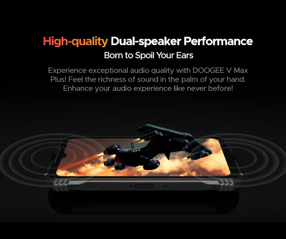 Estreia mundial doogee v max plus telefone robusto 22000mah 36gb (16 +20) 512gb 200mp câmera telefone 6.58 "120hz dimensão 7050 android14