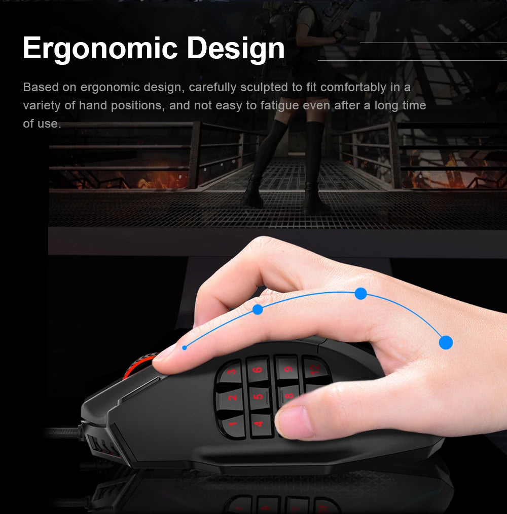 E-YOOSO X-39 USB Wired RGB Gaming Mouse 24000 DPI SG8960 19 botões mouse óptico de jogo programável para computador PC laptop