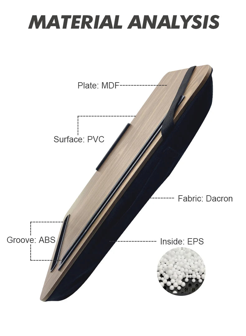 Laptop Desk portátil com slot para iPad portátil, pessoa preguiçosa, slot para telefone, adequado para cama, sofá, carro