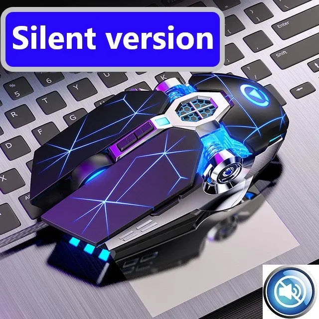Novo mouse para jogos profissional, 3200dpi, 7 botões, retroiluminado, suporte para mouse de computador, definição macro, mecânico, com fio, silencioso