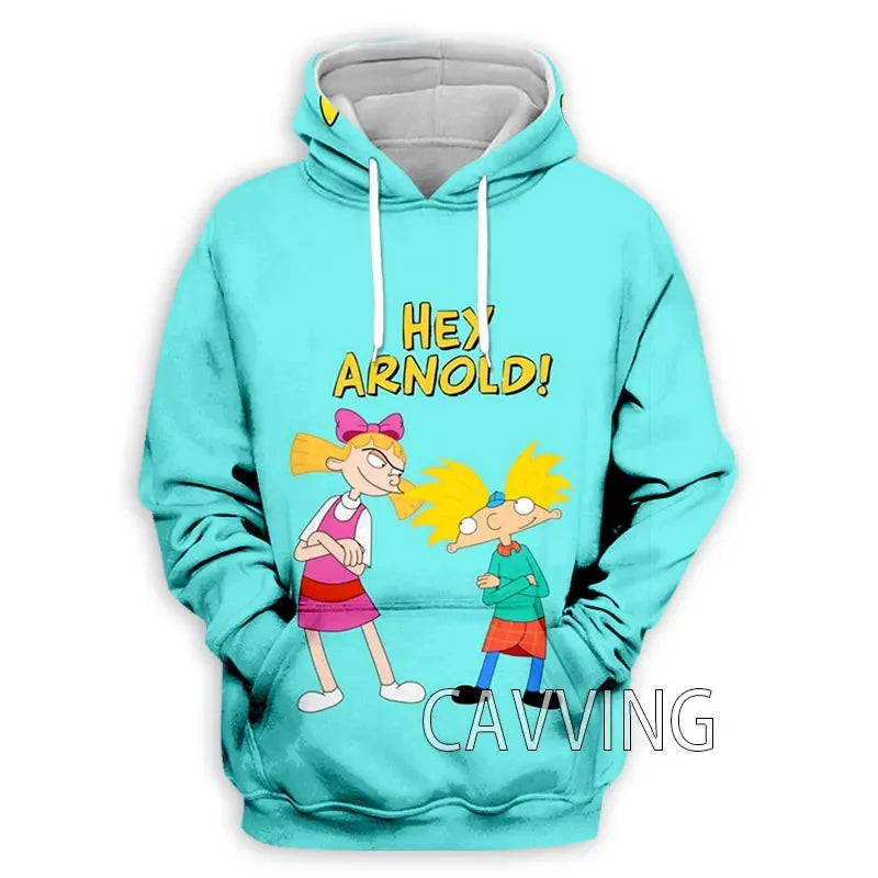 Ei arnold 3d impresso moda hoodies moletom com capuz harajuku moletom com capuz topos roupas para mulher/homem