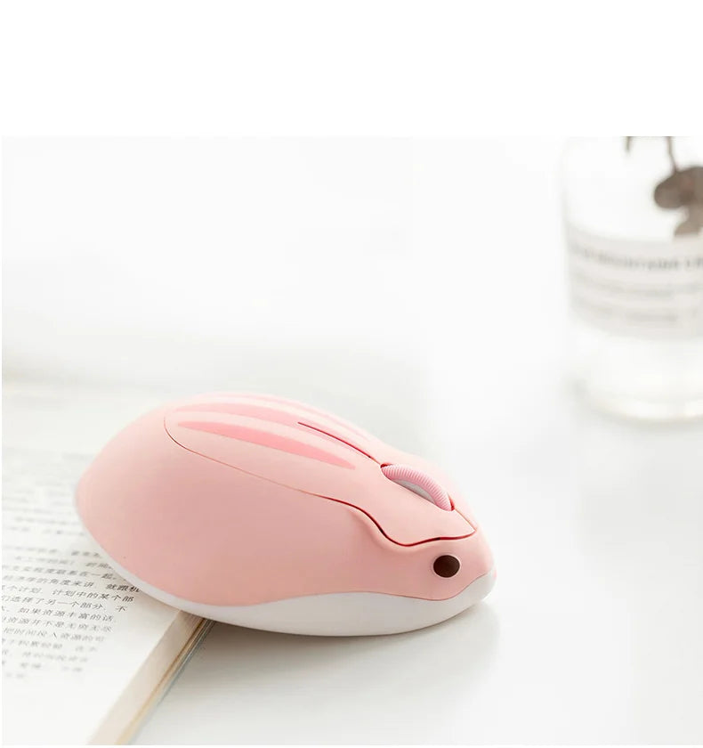 2.4g mouse sem fio roxo hamster forma ratos criativos para a menina crianças presente óptico 3d mini mouse 1200dpi gaming mause para portátil