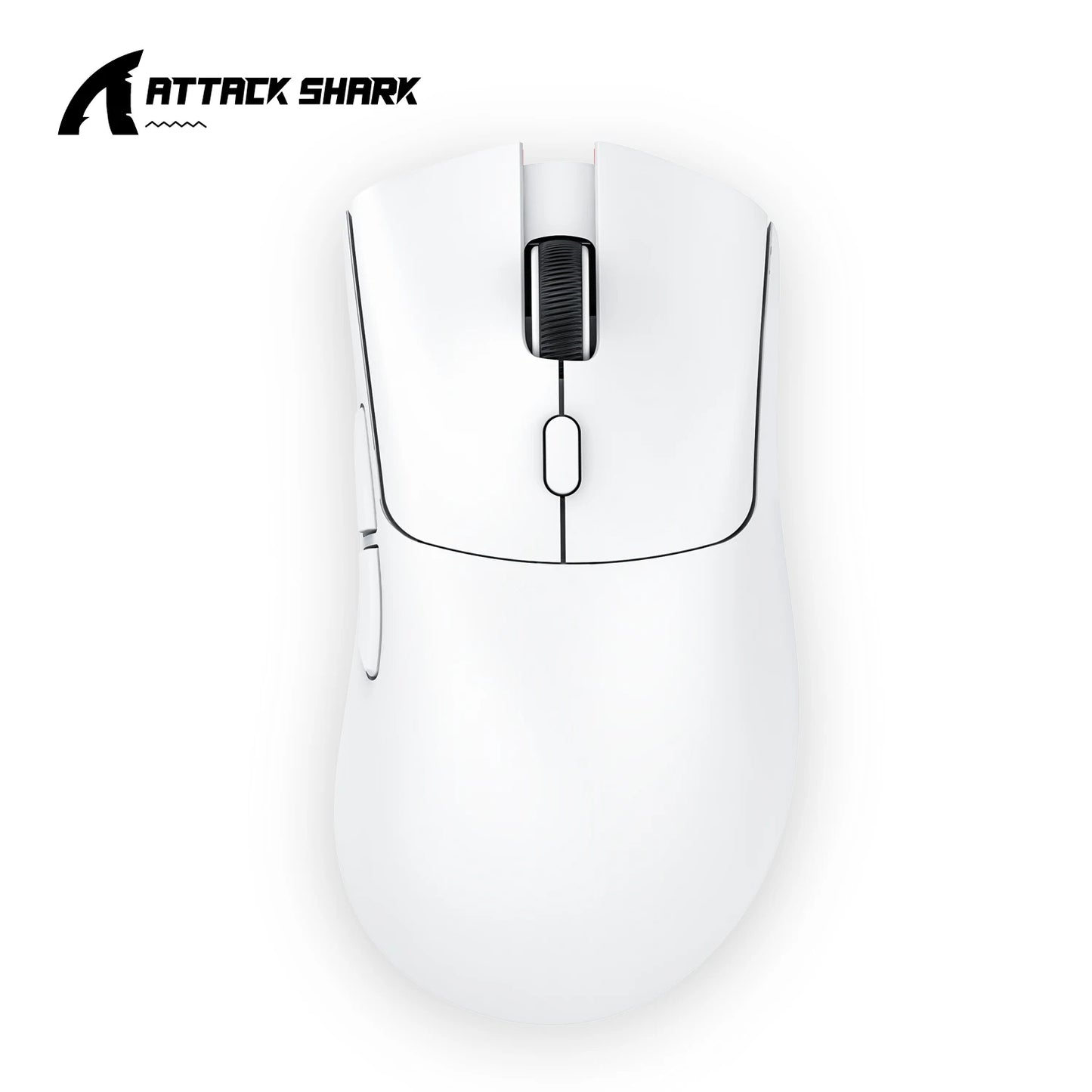 Mouse sem fio Attack Shark R1 18000dpi, 1000 Hz PAW3311, conexão Bluetooth tri-mode, mouse macro para jogos