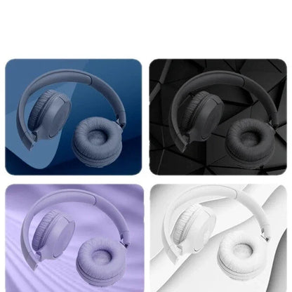 Original jbl tune 520 bt fones de ouvido sem fio bandana chamadas bluetooth 5.3/suporte mãos-livres app graves profundos fone de ouvido dobrável