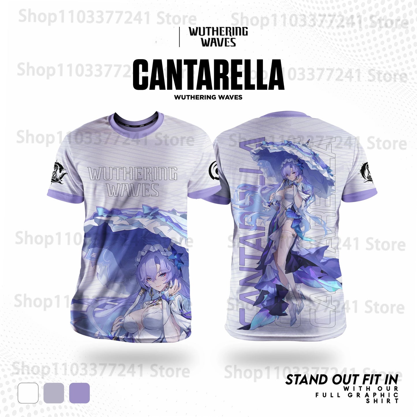Jogo Wuthering Waves Role Playing Camisetas 3D Phrolova Impressão Unissex Anime Camisetas Homens/Mulheres Manga Curta O-pescoço Camiseta Criança Y2k Tops