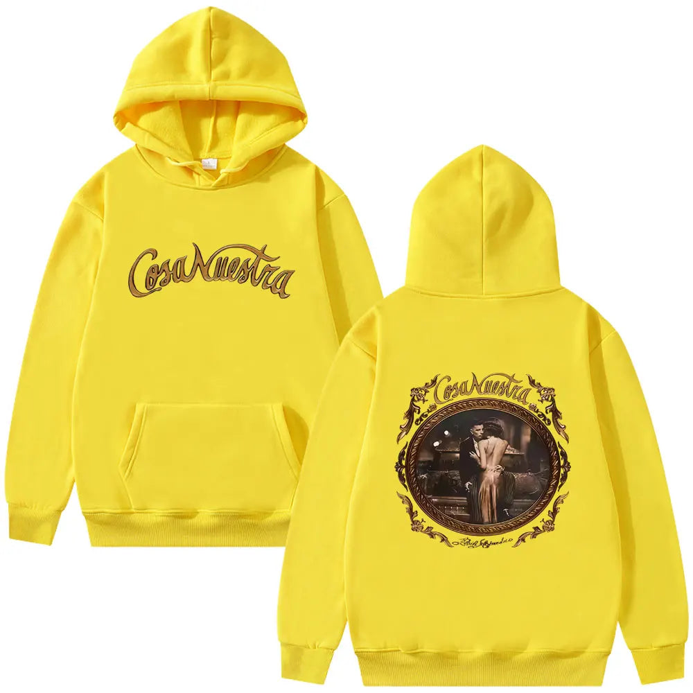 Rapper ravenw alejandro cosa nostra moletom com capuz masculino feminino hip hop moda pop música pulôver hoodies masculino vintage moletom casual