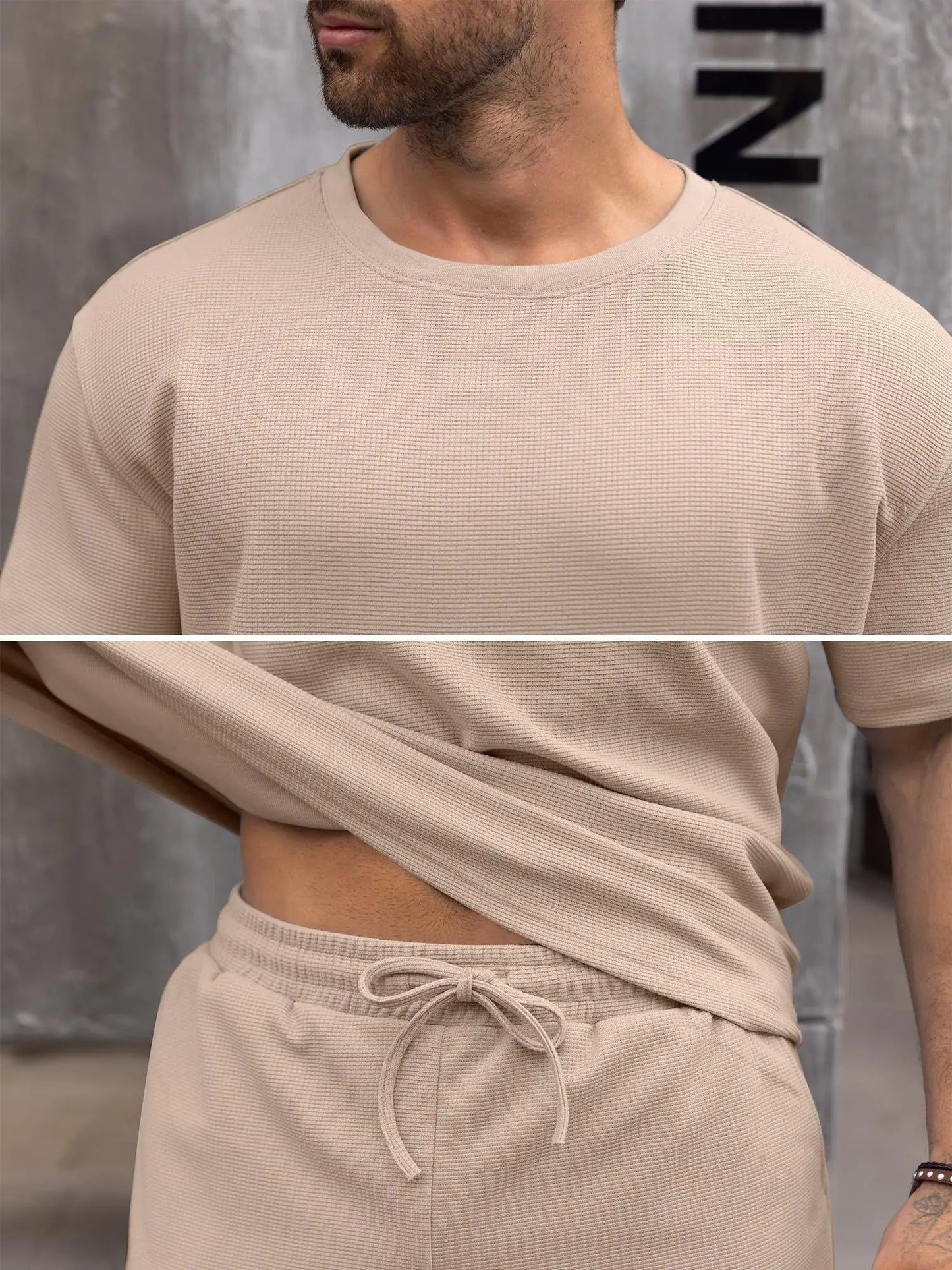 Camiseta e calções com estampa besta leão masculina, impressão 3D de bloqueio colorido, fato esportivo gola o, rua casual, verão, novo