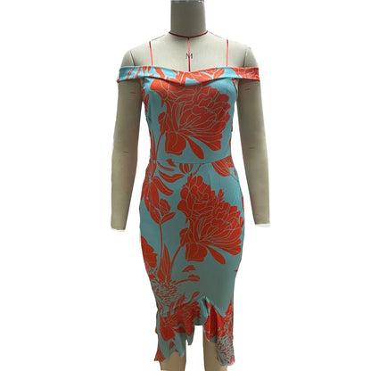 Vestido de festa feminino na altura do joelho, sexy fora do ombro, plissado dividido, bodycon monocromático, glitter, vestidos elegantes, moda feminina