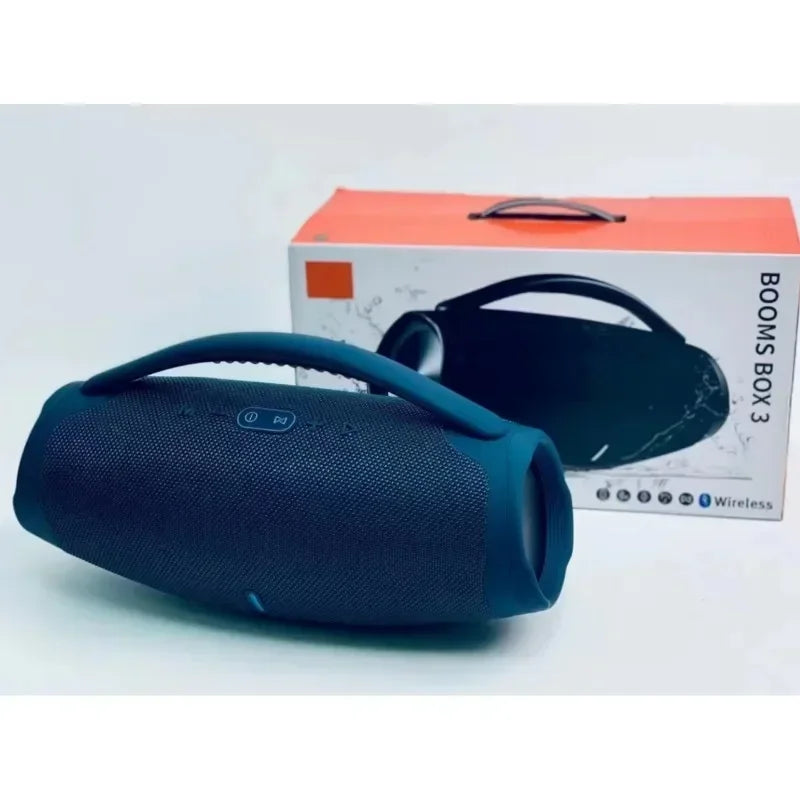 BOOMBOX 3 Alto-falante Bluetooth Sem Fio de Alta Potência, 100W, Luz RGB, Festa Music Center, Home Theater Portátil, Baixo Pesado, TWS