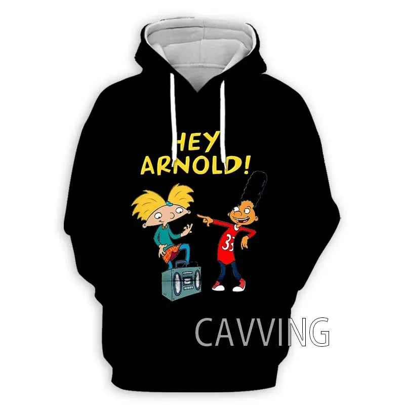 Ei arnold 3d impresso moda hoodies moletom com capuz harajuku moletom com capuz topos roupas para mulher/homem