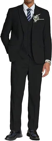 Conjunto completo de traje profissional masculino de negócios traje formal do noivo casamento padrinho traje casual terno