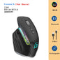 Ergonômico bluetooth 2.4g mouse tri-mode sem fio mouse para jogos USB-C rgb recarregável mause 5 dpi 9 botões para computador pc tablet