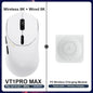 Rapoo vt3pro mouse para jogos sem fio 59g superleve 8khz taxa de pesquisa 26000 dpi paw3398 sensor óptico final longa vida útil da bateria