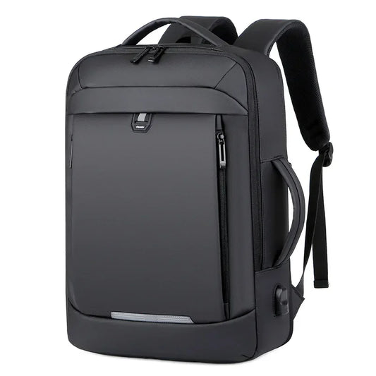17 Polegada negócios portátil mochila à prova dwaterproof água notebook para homens saco de livro escolar expansível multifuncional carregamento usb homem mochilas