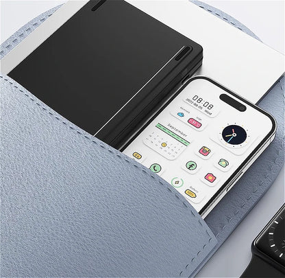 Mingcvol mini teclado sem fio dobrável fino portátil bluetoo threchargeable teclado dobrável para xiaomi ios windows android