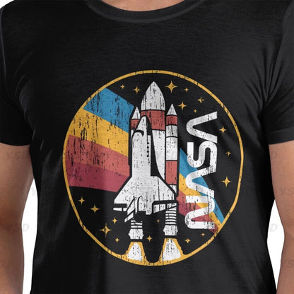 Camiseta esportiva masculina Nasa Space, aconchegante, camiseta grande