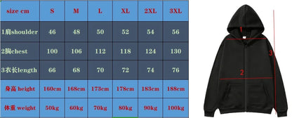 Goofy masculino impressão dos desenhos animados hoodie primavera outono feminino moletom de grandes dimensões com zíper novo casal rua moda casaco