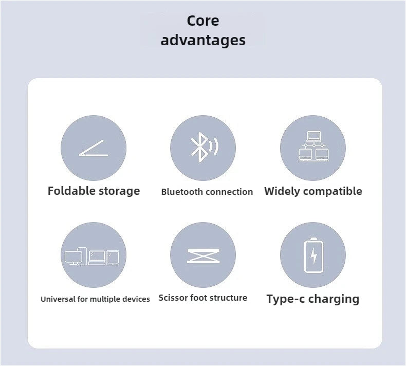 Mingcvol mini teclado sem fio dobrável fino portátil bluetoo threchargeable teclado dobrável para xiaomi ios windows android