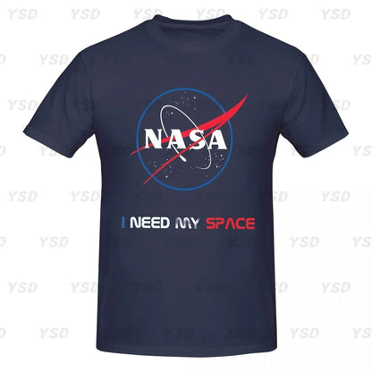 Camiseta esportiva masculina Nasa Space, aconchegante, camiseta grande