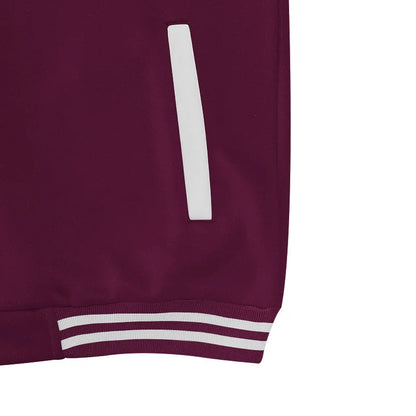 Cross-border men's autumn and winter flight jacket baseball jersey velvet loose casual stand-up jacket men