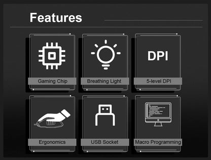 E-YOOSO X-39 USB Wired RGB Gaming Mouse 24000 DPI SG8960 19 botões mouse óptico de jogo programável para computador PC laptop