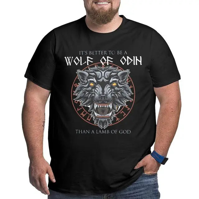 Odin Warrior Legend Gods T Shirt para homens Algodão Puro Tops Novidade Manga Curta Valhalla Mitologia Nórdica Tees Presente de Aniversário