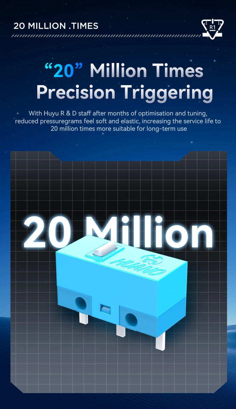 Mouse sem fio Attack Shark R1 18000dpi, 1000 Hz PAW3311, conexão Bluetooth tri-mode, mouse macro para jogos