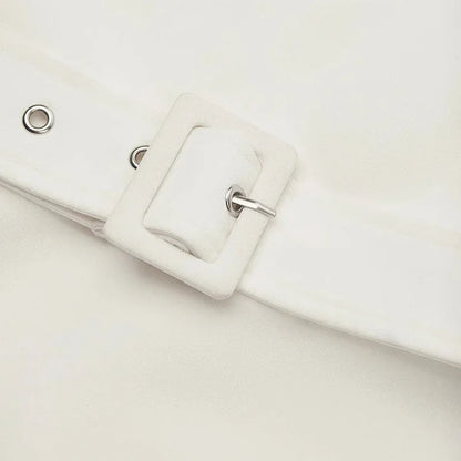 Vestidos de festa elegantes para mulheres um ombro meia manga cintura alta a linha vestido longo feminino vestido de escritório branco