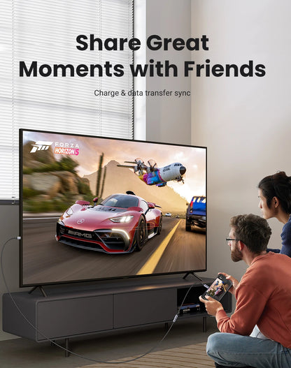 Ugreen usb c cabo de extensão tipo c cabo extensor USB-C thunderbolt 3 para xiaomi nintendo interruptor usb 3.1 cabo de extensão usb