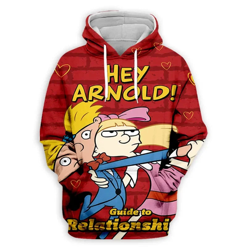 Ei arnold 3d impresso moda hoodies moletom com capuz harajuku moletom com capuz topos roupas para mulher/homem