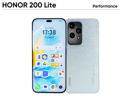Versão global honor 200 lite 5g smartphone Mediatek dimensão 6080 6.7 "90hz display amoled 108mp câmera principal 4500mah bateria