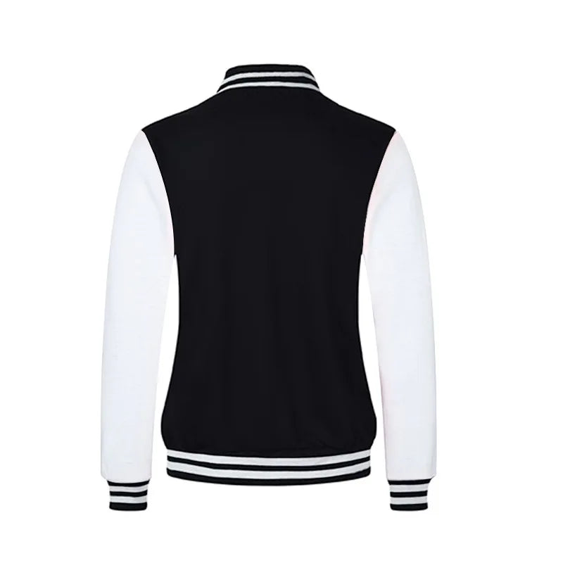 Cross-border men's autumn and winter flight jacket baseball jersey velvet loose casual stand-up jacket men