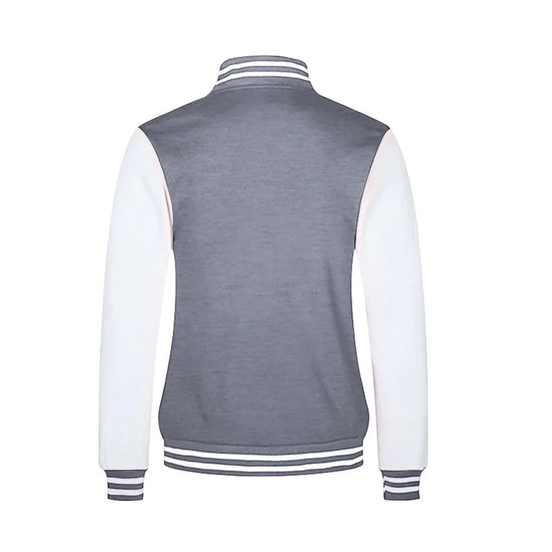 Cross-border men's autumn and winter flight jacket baseball jersey velvet loose casual stand-up jacket men