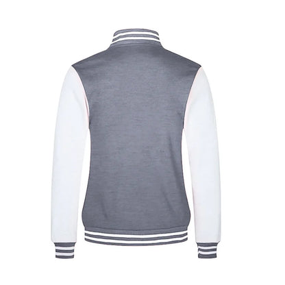 Cross-border men's autumn and winter flight jacket baseball jersey velvet loose casual stand-up jacket men