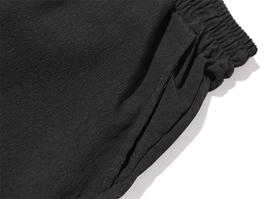 Novo verão 2 peças casual todos os dias lapela shorts conjunto havaiano cor sólida sem mangas camisa masculina praia shorts