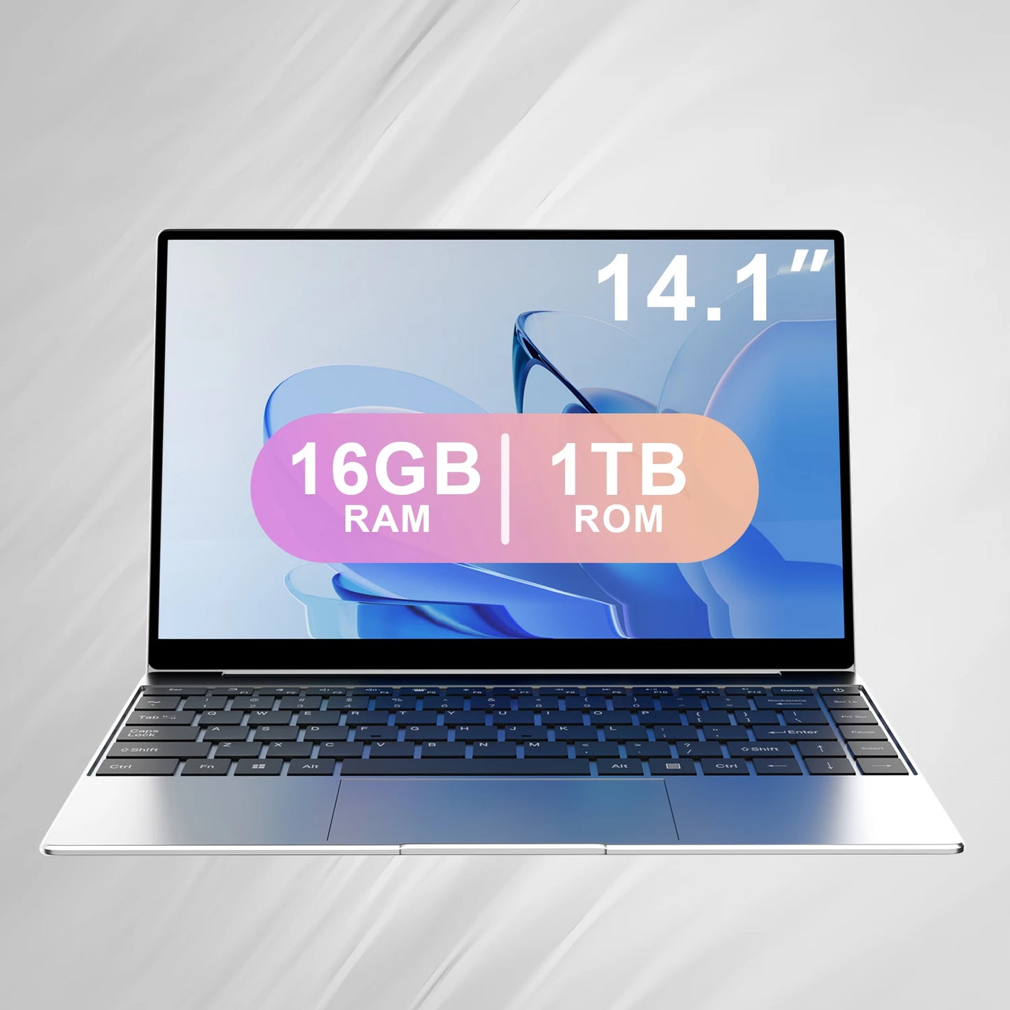 Ultra fino portátil 14.1 "16gb ram 2tb ssd intel n3700 notebook windows 11 pro 1920*1080 display escritório estudo computador pc