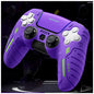 Capa protetora de silicone antiderrapante para controle de ps5, capa protetora à prova de poeira, adequada para controle de ps5