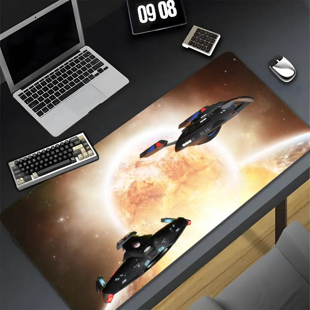 Estrela filmt-rek claro mouse pad xxl gamer gaming computador otaku borda de travamento diy personalizado foto portátil notebook tapete de mesa