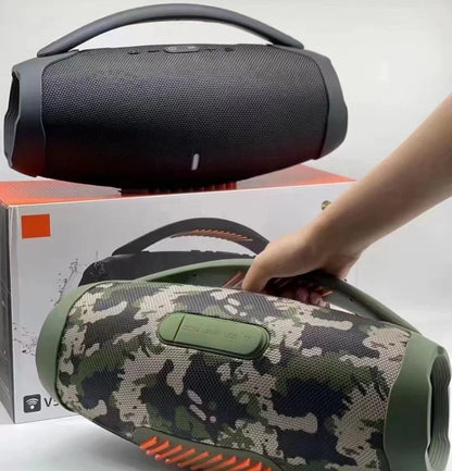 BOOMBOX 3 Alto-falante Bluetooth Sem Fio de Alta Potência, 100W, Luz RGB, Festa Music Center, Home Theater Portátil, Baixo Pesado, TWS