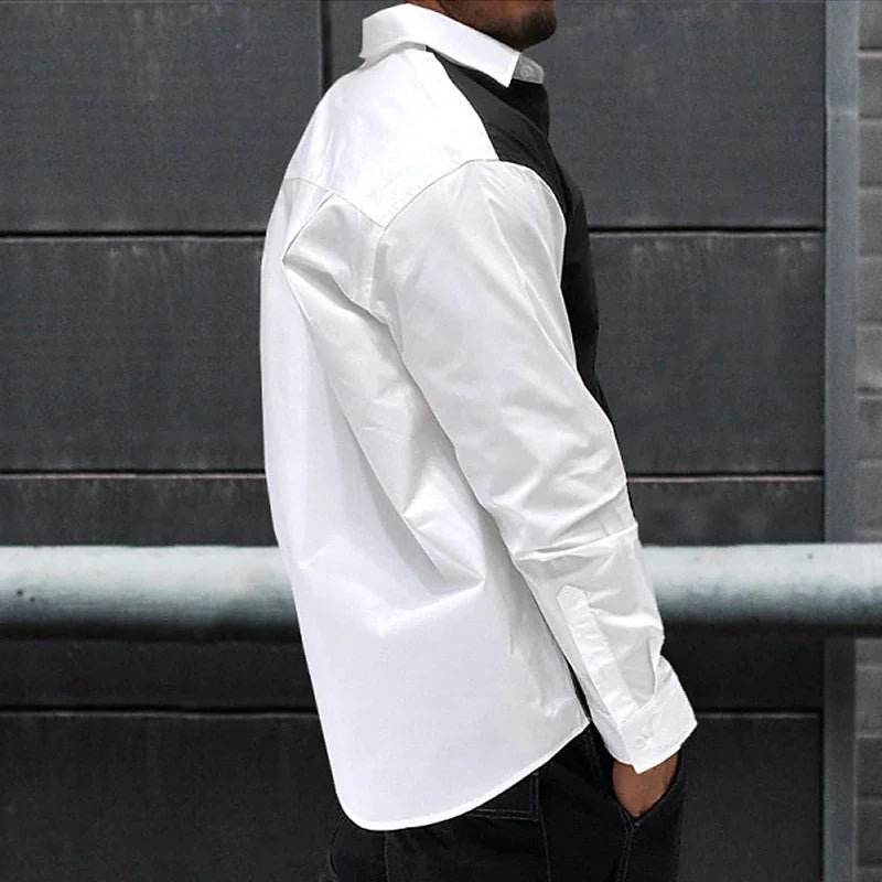 Fatos de escritório masculinos, tops listrados, streetwear casual ao ar livre, material macio premium, plus size, primavera, verão, 2023